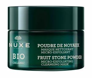 NUXE Bio Organic Fruit Stone Powder 50 ml pleťová maska pre ženy na veľmi suchú pleť; na rozjasnenie pleti