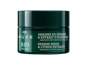 NUXE Bio Organic Sesame Seeds & Citrus Extract 50 ml pleťová maska pre ženy na rozjasnenie pleti; na unavenú pleť