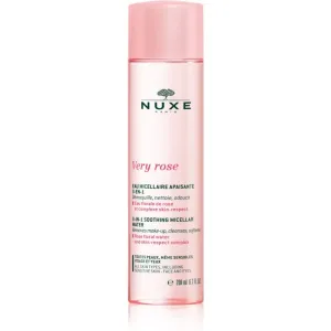 NUXE Very Rose 3-In-1 Soothing 200 ml micelárna voda pre ženy na veľmi suchú pleť; na citlivú a podráždenú pleť