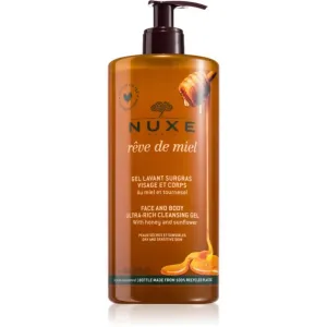 Nuxe Zvláčňujúci sprchový gél na telo aj tvár Rêve de Miel (Face and Body Ultra Rich Clean sing Gel) 750 ml