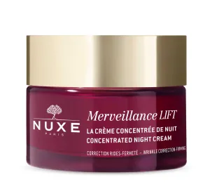NUXE Merveillance Lift Concentrated Night Cream 50 ml nočný pleťový krém pre ženy na veľmi suchú pleť; proti vráskam; spevnenie a lifting pleti