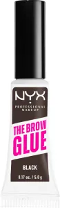 NYX Professional Makeup The Brow Glue Instant Brow Styler 5 g gél a pomáda na obočie pre ženy 05 Black