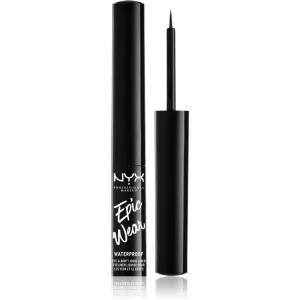 NYX Professional Makeup Epic Wear Semi-permanent Liquid Liner dlhotrvajúca linka na oči - odtieň Brown 3.5 ml