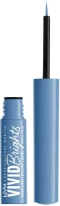 NYX Professional Makeup Vivid Brights 2 ml očná linka pre ženy 05 Cobalt Crush tekuté linky