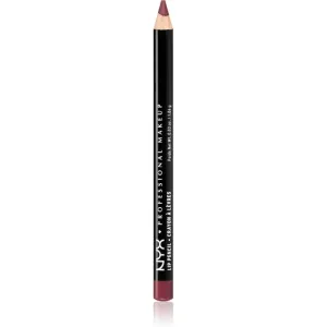 NYX Professional Makeup Slim Lip Pencil precízna ceruzka na pery odtieň 803 Burgundy 1 g