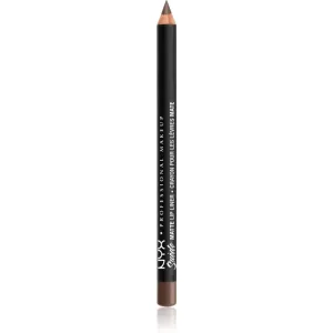 NYX Professional Makeup Suede Matte Lip Liner matná ceruzka na pery odtieň 21 Brooklyn Thorn 1 g