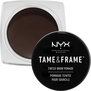 NYX Professional Makeup Tame & Frame Tinted Brow Pomade 5 g gél a pomáda na obočie pre ženy 05 Black