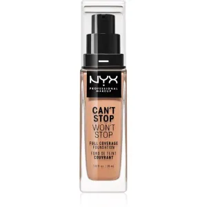 NYX Professional Makeup Can't Stop Won't Stop Full Coverage Foundation vysoko krycí make-up odtieň 10.3 Neutral Buff 30 ml
