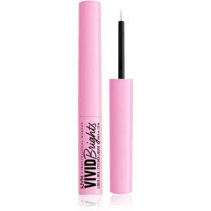 NYX Professional Makeup Vivid Brights 2 ml očná linka pre ženy 09 Sneaky Pink tekuté linky