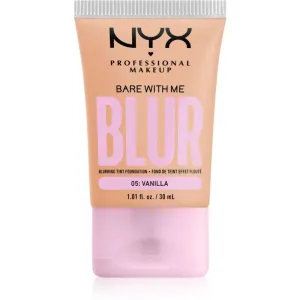 NYX Professional Makeup Bare With Me Blur Tint Foundation 30 ml make-up W 05 Vanilla na všetky typy pleti; na normálnu pleť; na dehydratovanu pleť