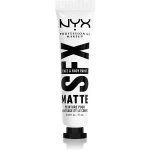 NYX Professional Makeup Limited Edition Halloween 2022 SFX Paints krémové tiene na tvár a telo odtieň 06 White Frost 15 ml