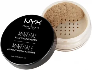 NYX Professional Makeup Mineral Finishing Powder minerálny púder odtieň Medium/Dark 8 g