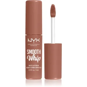 NYX Professional Makeup Smooth Whip Matte Lip Cream zamatový rúž s vyhladzujúcim efektom odtieň 01 Pancake Stacks 4 ml