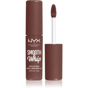 NYX Professional Makeup Smooth Whip Matte Lip Cream zamatový rúž s vyhladzujúcim efektom odtieň 17 Thread Count 4 ml