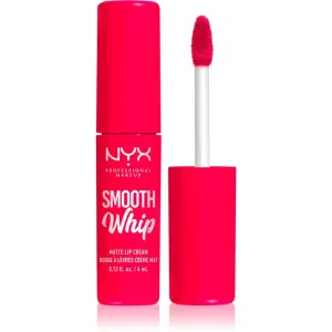 NYX Professional Makeup Smooth Whip Matte Lip Cream zamatový rúž s vyhladzujúcim efektom odtieň 10 Pillow Fight 4 ml