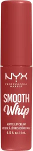 NYX Professional Makeup Smooth Whip Matte Lip Cream zamatový rúž s vyhladzujúcim efektom odtieň 05 Parfait 4 ml