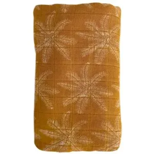 OB Designs Mušelínová plienka Palm Print – Ginger