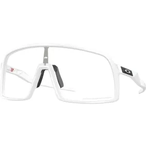 Oakley Sutro 94069937 Matte White/Clear Photochromic Cyklistické okuliare