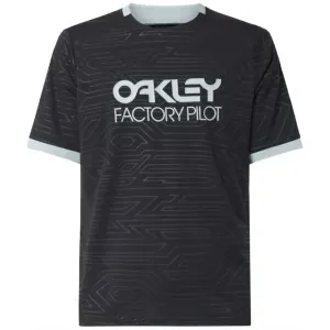Oakley PIPELINE TRAIL TEE Cyklistický dres, čierna, veľkosť XL