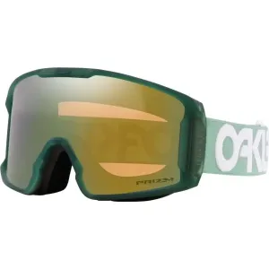 Oakley LINE MINER M Lyžiarske okuliare, svetlo zelená, veľkosť