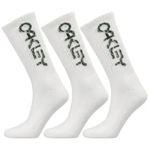 Oakley B1B SOCKS 2.0 (3 PCS) Ponožky, biela, veľkosť L