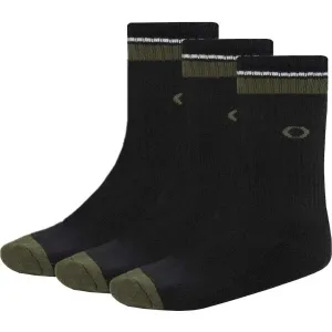 Oakley ESSENTIAL SOCKS (3 PCS) Ponožky, čierna, veľkosť