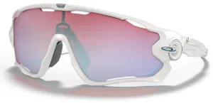 Oakley Jawbreaker 92902131 Polished White/Prizm Snow Sapphire Cyklistické okuliare