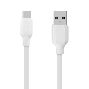 OBAL:ME USB-A/USB-C Kábel - 1m - Biela KP31087