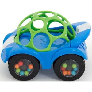 Oball Rattle & Roll autíčko pre deti Blue 3m+ 1 ks