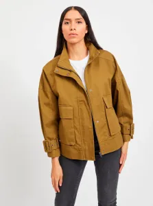 Khaki jacket with pockets . OBJECT Petra - Ladies #703028