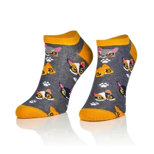 Ponožky s mačkami - nízke - dámske, pánske Číslo: vel. 44-46 (pánské) #2488389