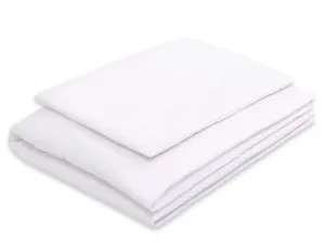 Bavlnená posteľná bielizeň 100x135 - Biela