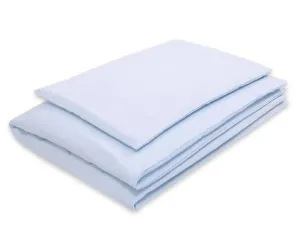Bavlnená posteľná bielizeň 100x135 - Modrá