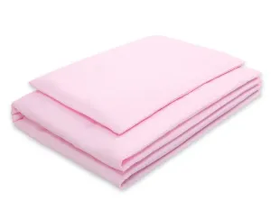 Bavlnená posteľná bielizeň 100x135 - Ružová