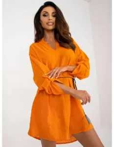 Dámske šaty OCH BELLA oranžové #6280477