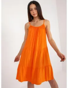 Dámske šaty OCH BELLA oranžové #6888446