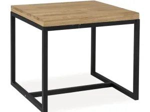 Príručný stolík s dubovou doskou LORAS C