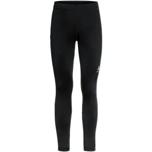Odlo ESSENTIAL TIGHTS Pánske bežecké elastické nohavice, čierna, veľkosť #357531
