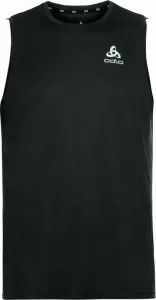 Odlo Men's ESSENTIAL Base Layer Running Singlet Black S Bežecké tričko s krátkym rukávom