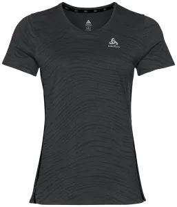 Odlo Zeroweight Engineered Chill-Tec T-Shirt Black Melange S Bežecké tričko s krátkym rukávom