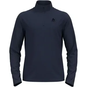 Odlo MID LAYER 1/2 ZIP BERRA Pánska mikina, tmavo modrá, veľkosť