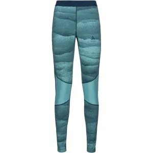 Odlo BL BOTTOM LONG WHISTLER ECO Dámske funkčné nohavice, modrá, veľkosť #4491493