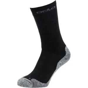 Odlo SOCKS CREW ACTIVE WARMHIKING Ponožky, čierna, veľkosť 39-41
