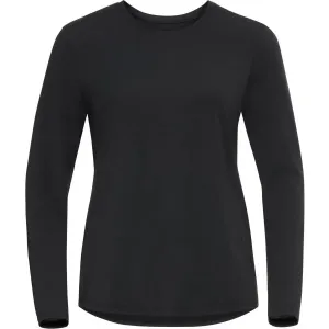 Odlo T-SHIRT CREW NECK L/S HALDEN Dámske tričko s dlhým rukávom, čierna, veľkosť #6254595
