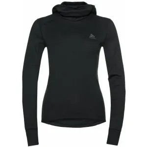 Odlo W BL TOP FACEMASK L/S ACTIVEWARM ECO Dámske funkčné tričko, čierna, veľkosť