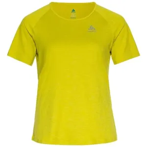 Odlo W RUN EASY 365 T-SHIRT CREW NECK SS Dámske bežecké tričko, žltá, veľkosť #6230871