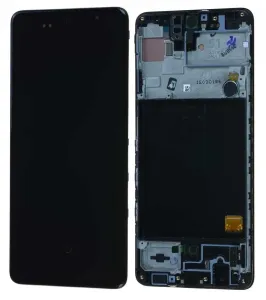 OEM OLED displej pro Samsung Galaxy A51 displej s rámem + dotyková plocha (small size OLED)