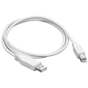 OEM USB 2.0 prepojovací 3 m AB biely (sivý)