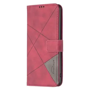 Knižkové puzdro Rhombus červené – Samsung Galaxy S24