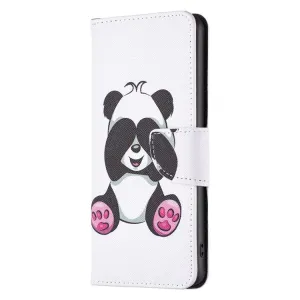 Knižkové puzdro Trendy Cross case Panda – Samsung Galaxy A55 5G